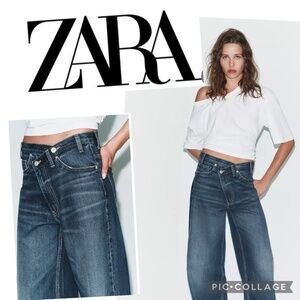 Zara Jeans high rise and wide leg